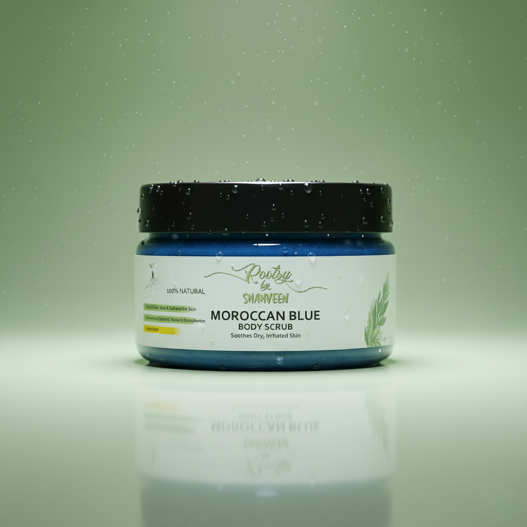 Moroccan Blue Body Scrub
